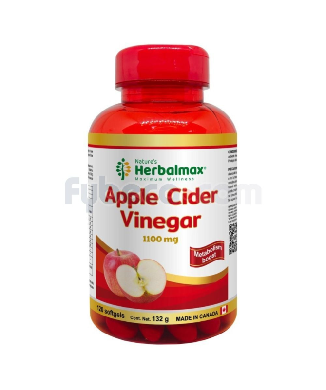 WEIDER APPLE CIDER VINAGRA SIDRA MANZANA 50GUMMIES – foto del producto manzana aceite ácido