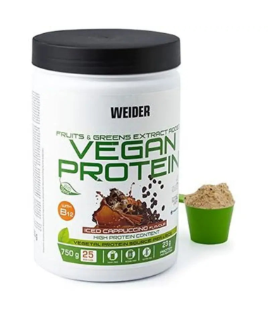 WEIDER VEGAN PROTEIN CAPPUCCINO 540GR – foto del producto oleracea brassica citrus