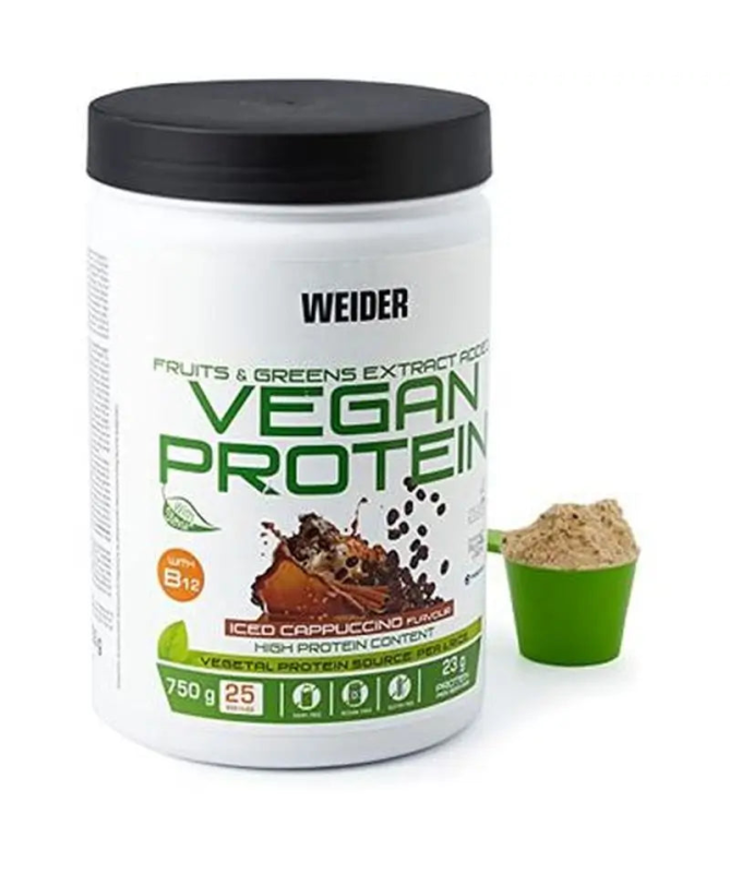 WEIDER VEGAN PROTEIN CAPPUCCINO 540GR – foto del producto oleracea brassica citrus