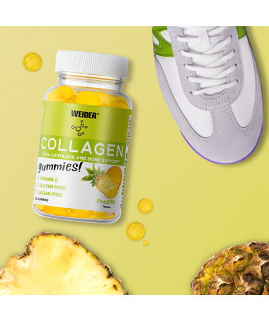 WEIDER GUMMY COLLAGEN 50GUMMIES – foto del producto colágeno ácido vitamina