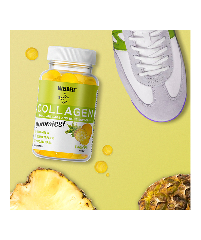 WEIDER GUMMY COLLAGEN 50GUMMIES – foto del producto colágeno ácido vitamina
