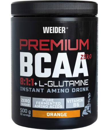 WEIDER BCAA 8 1 1 L GLUTAMINA NARANJA 500GR – foto del producto glutamina weider bcaa