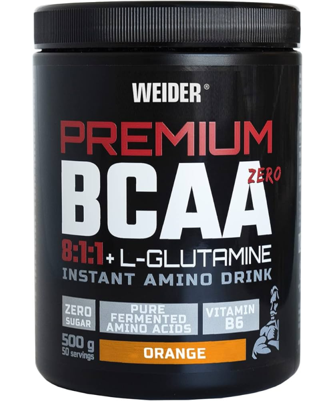 WEIDER BCAA 8 1 1 L GLUTAMINA NARANJA 500GR – foto del producto glutamina weider bcaa