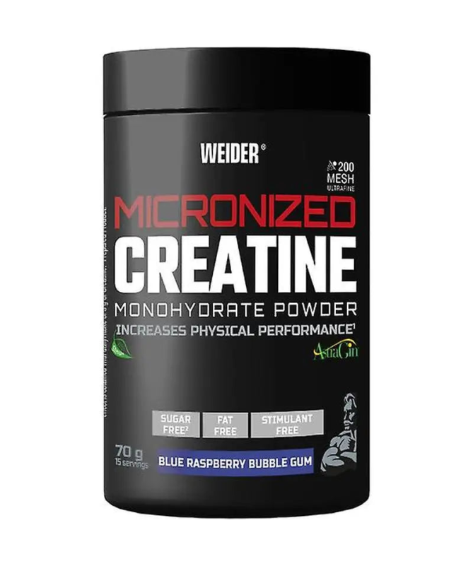 WEIDER CREATINE 200 MESH BLUERASPBERRY 70GR – foto del producto extracto weider creatine
