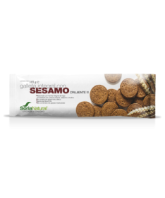 GALLETAS SESAMO INTEGRALES 165GR – foto del producto trigo sésamo bicarbonato