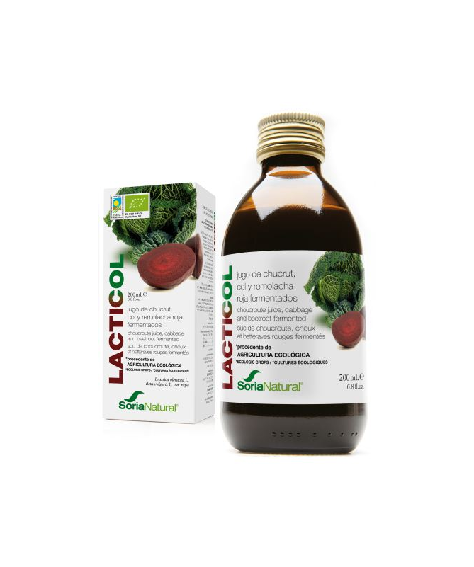 LACTICOL ECOLOGICO JUGO DE CHUCRUT 200ML – foto del producto jugo fermentada lactobacillus