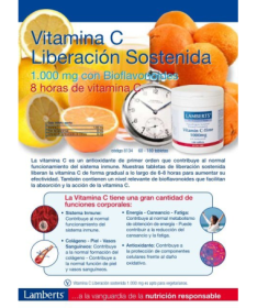 VITAMINA C LIBERACION SOSTENIDA 1700MG 100COMP – foto del producto vitamina celulosa liberacion