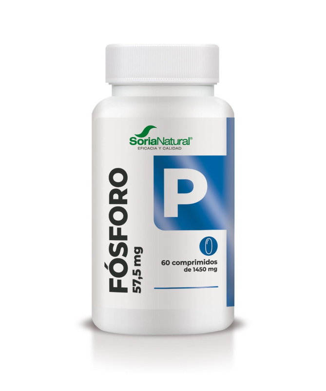 FOSFORO LIBERACION SOSTENIDA 1450MG 60COMP – foto del producto celulosa fósforo sales