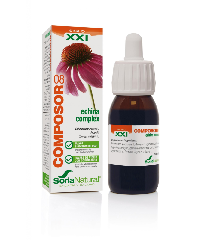 COMPOSOR 08 ECHINA COMPLEX XXI 50ML – foto del producto extracto ciclodextrinas composor