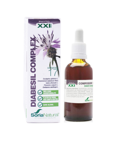 COMPOSOR 17 DIABESIL COMPLEX XXI 50ML – foto del producto extracto liofilizado fluido
