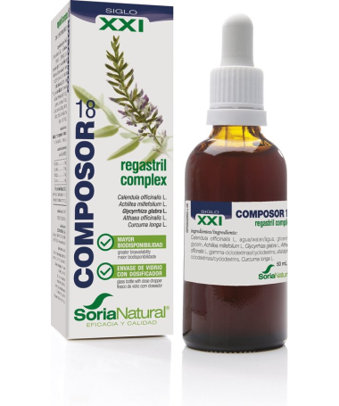 COMPOSOR 18 REGASTRIL COMPLEX XXI 50ML – foto del producto extracto liofilizado raíz