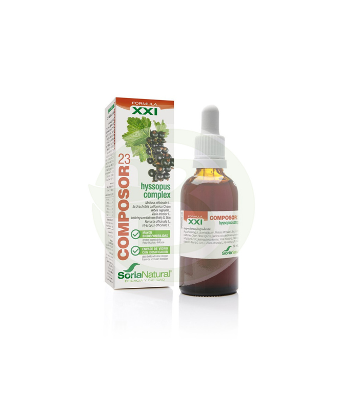 COMPOSOR 23 HYSSOPUS COMPLEX XXI 50ML – foto del producto extracto liofilizado officinalis