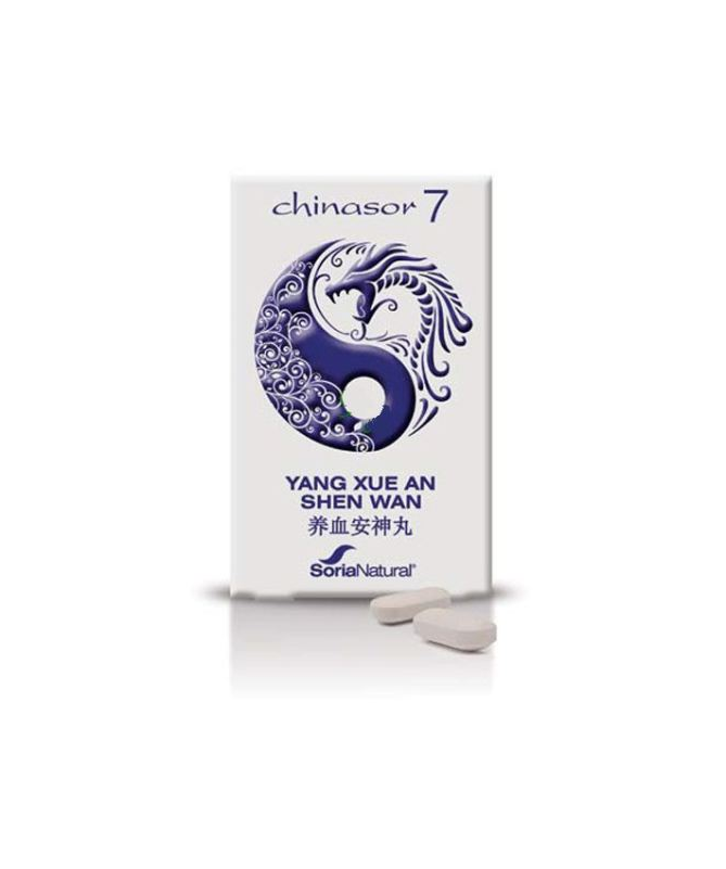 CHINASOR 07 YANG XUE AN SHEN WAN 30COMP – foto del producto extracto seco estabilizante