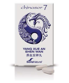 CHINASOR 07 YANG XUE AN SHEN WAN 30COMP – foto del producto extracto seco estabilizante