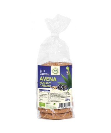 GALLETAS DE AVENA 200GR BIO SG VEGAN – foto del producto valor avena soja