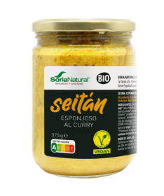 SEITAN ESPONJOSO AL CURRY 375GR – foto del producto curry sal soja