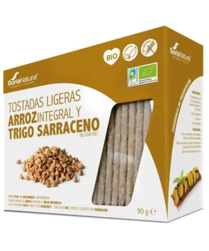 TOSTADAS DE ARROZ INTEGRAL Y TRIGO SARRACENO 95GR – foto del producto integral arroz harina