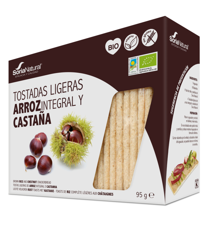 TOSTADAS DE ARROZ Y CASTA A 95GR BIO – foto del producto arroz harina tostadas
