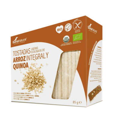 TOSTADAS DE ARROZ INTEGRAL Y QUINOA 85GR BIO – foto del producto integral arroz quinoa