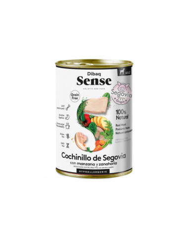 DIBAQ SENSE CORDERO PERRO ADULTO LATA 380GR SG – foto del producto cordero sulfato dibaq