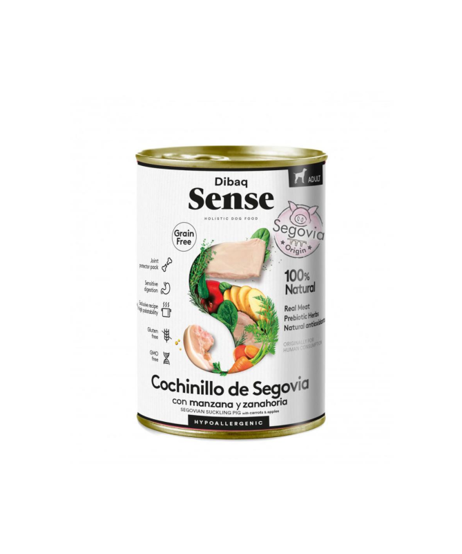 DIBAQ SENSE CORDERO PERRO ADULTO LATA 380GR SG – foto del producto cordero sulfato dibaq
