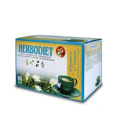 HERBODIET INF FAVORECE TU CIRCULACION 20FILTROS – foto del producto 25% hojas herbodiet