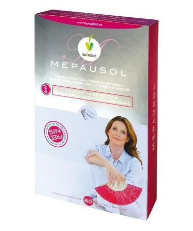 MEPAUSOL 60CAP – foto del producto titulado aporte ácido