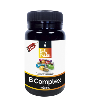 B COMPLEX 60CAP ELEMENTALES – foto del producto vitamina clorhidrato nicotinamida