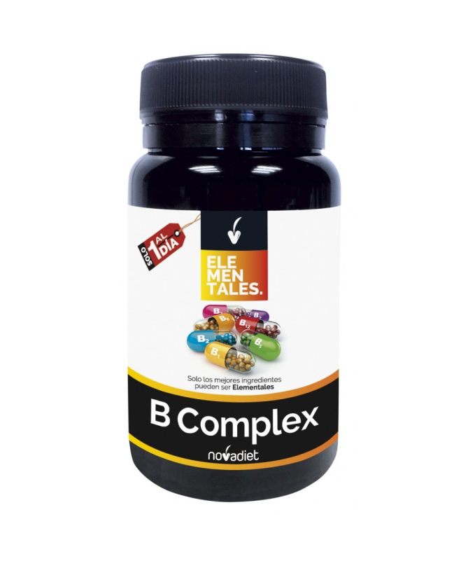 B COMPLEX 60CAP ELEMENTALES – foto del producto vitamina clorhidrato nicotinamida