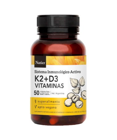 VITAMINA D3 K2 2000UI 60 CAP ELEMENTALES – foto del producto vitamina vrn quali