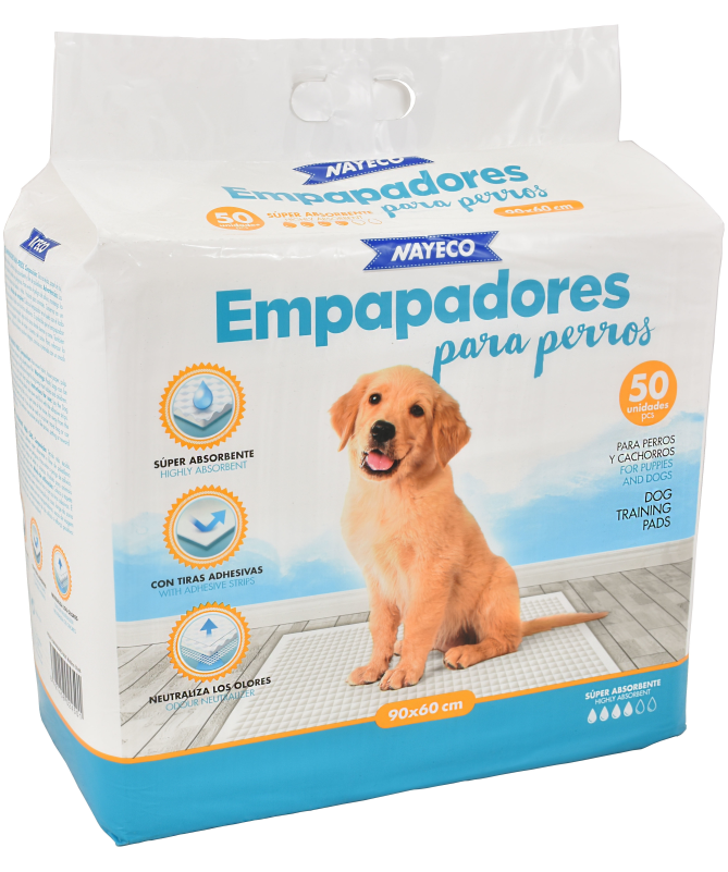 EMPAPADOR BASIC 90X60 CM 10 UN – foto del producto empapador basic 90x60