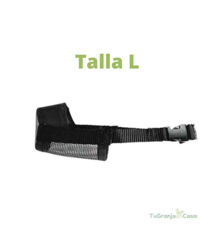 BOZAL NYLON NEGRO TALLA L – foto del producto nylon bozal negro