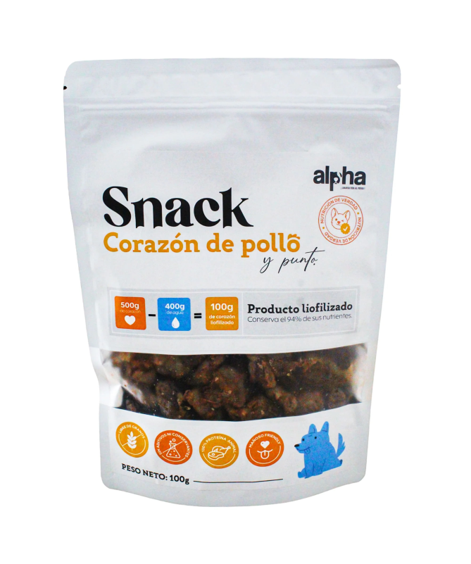 SNACK SEMIHUMEDO MINI CORAZON 200GR – foto del producto snack semihumedo mini