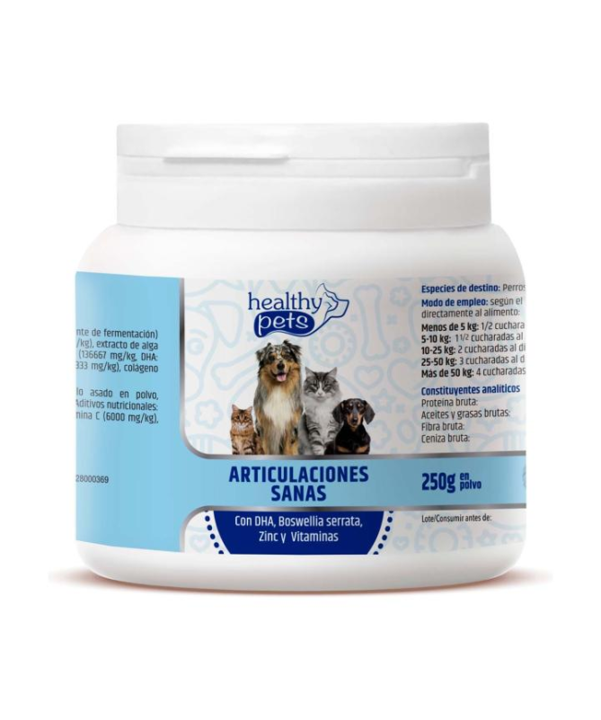 ARTICULACIONES SANAS PERROS Y GATOS 100COMP – foto del producto articulaciones sanas perros