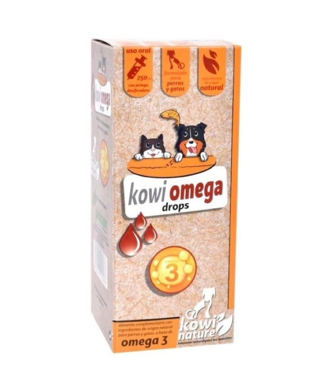 KOWI OMEGA 3 PERROS Y GATOS 250ML – foto del producto omega kowi perros