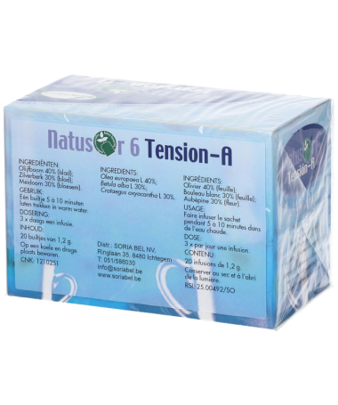 NATUSOR 6 TENSION A 20 INFUSIONES – foto del producto hojas natusor tension