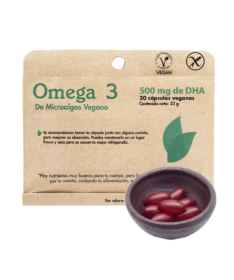 DHA VEGANO OMEGA 3 30PERLAS – foto del producto aceite dha microalga