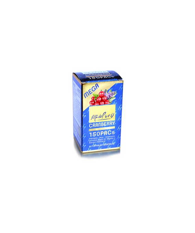 CRANBERRY MEGA150 PACS 40CAP ESTADO PURO – foto del producto pacs extracto seco