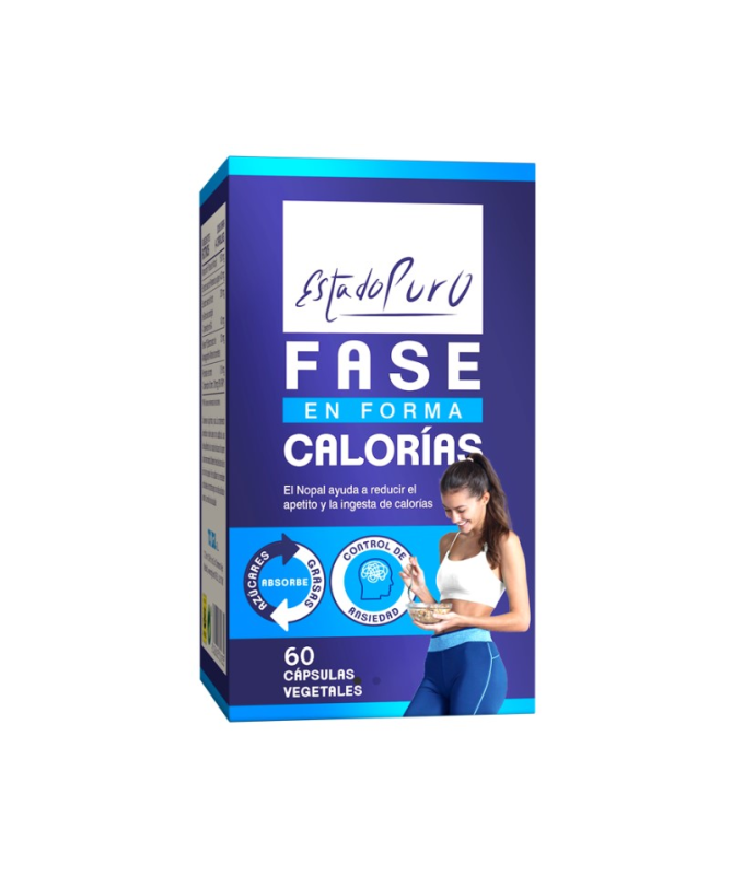 FASE CALORIAS EN FORMA 60CAP ESTADO PURO – foto del producto extracto seco maltodextrina