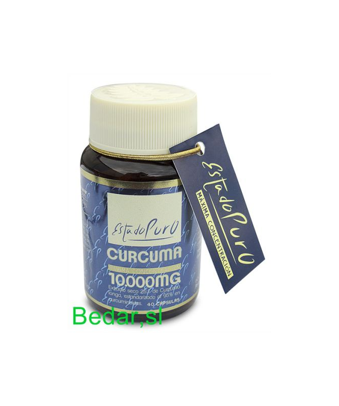 CURCUMA 10 000MG 40CAP ESTADO PURO – foto del producto curcuma extracto seco