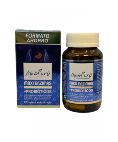 MAXI ENZIMAS CON PROBIOTICOS 80VCAP ESTADO PURO – foto del producto millones ufc lactobacillus
