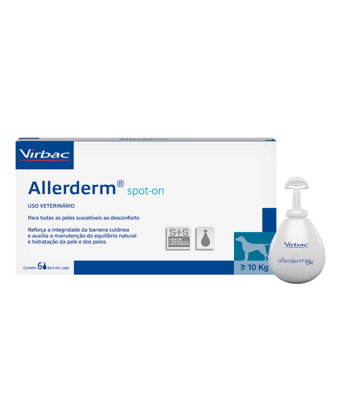 ALLERDERM SPOT ON 2ML 6 PIP 10KG – foto del producto ceramidas allerderm spot