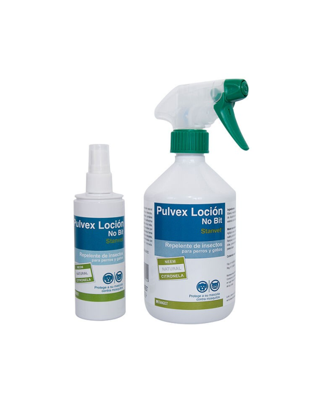PULVEX LOCION NO BIT REPELENTE PERROS Y GATOS 125M – foto del producto aceite pulvex locion