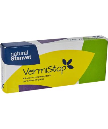 VERMISTOP PERROS Y GATOS 20COMP – foto del producto bruta 300 extracto