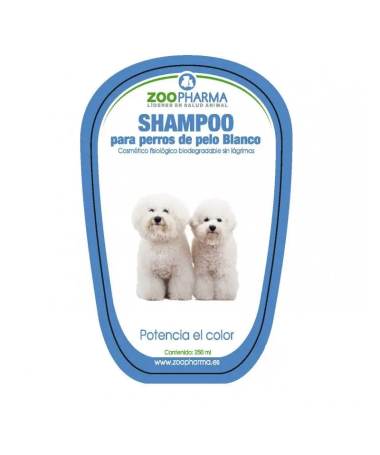 CHAMPU PELO BLANCO PERROS Y GATOS 250ML – foto del producto pelo animal agua