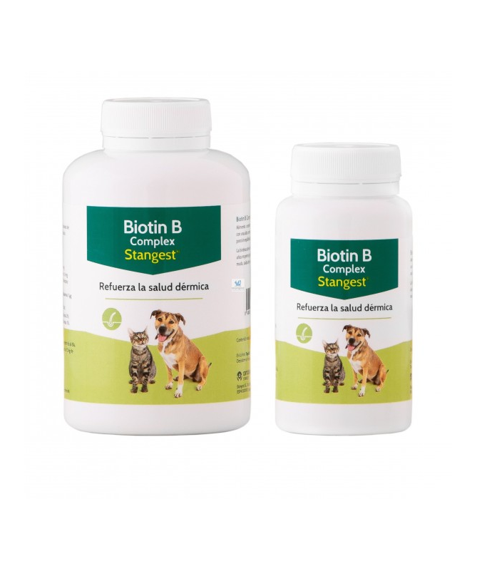 BIOTIN B COMPLEX PERROS Y GATOS 100COMP – foto del producto vit mcg biotin