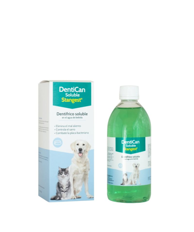 DENTICAN SOLUBLE PERROS Y GATOS 500ML – foto del producto sódico dentican soluble