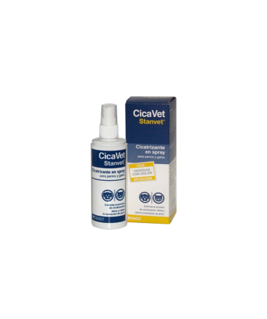 CICAVET CICATRIZANTE PERROS Y GATOS SPRAY 500ML – foto del producto extracto aceite esencial