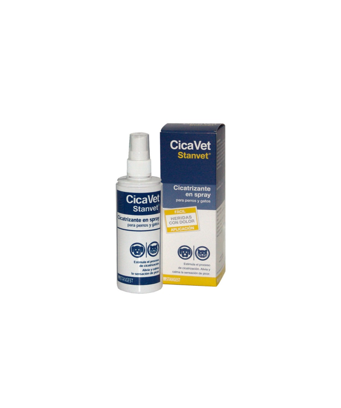 CICAVET CICATRIZANTE PERROS Y GATOS SPRAY 500ML – foto del producto extracto aceite esencial