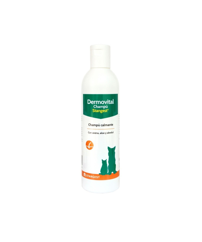 CHAMPU DERMOVITAL PERROS Y GATOS 250ML – foto del producto extracto champu dermovital